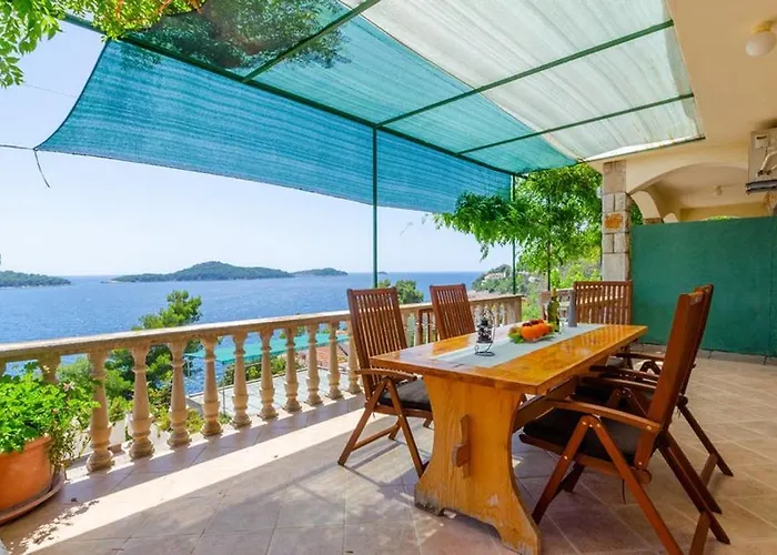 公寓 By The Sea Prizba, Korcula - 10063 普瑞兹巴